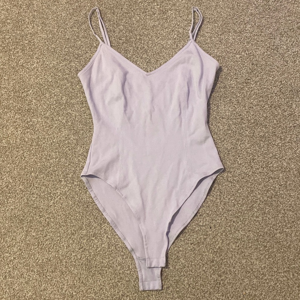 Forever 21: Light purple bodysuit w/ open back